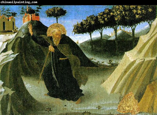 ANGELICO  Fra Saint Anthony the Abbot Tempted by a Lump of Gold