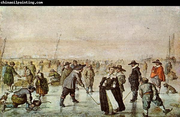 AVERCAMP, Hendrick A Scene on the Ice vf