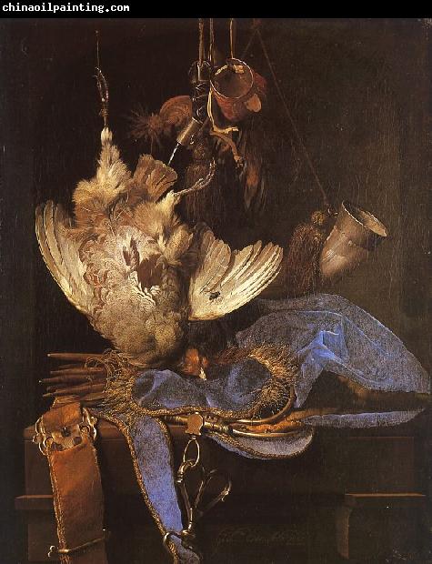 Aelst, Willem van Still Life with Hunting Equipment