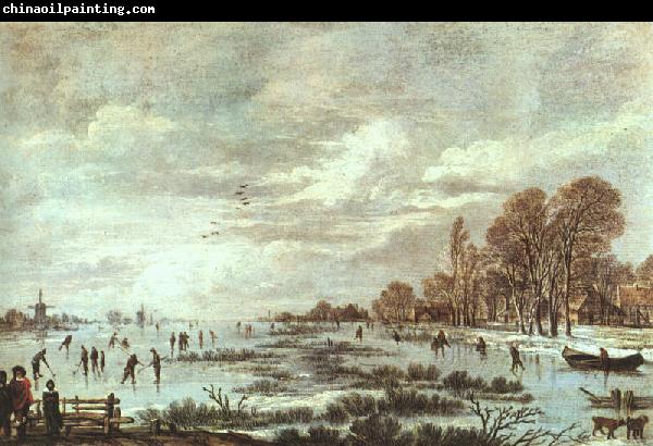 Aert van der Neer Winter Landscape