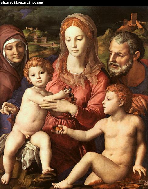 Agnolo Bronzino Holy Family with St.Anne and the Infant St.John