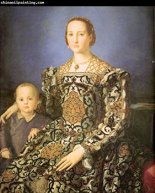 Agnolo Bronzino Eleanora di Toledo with her son Giovanni de' Medici