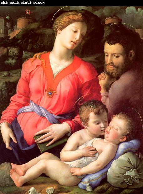 Agnolo Bronzino The Panciatichi Holy Family