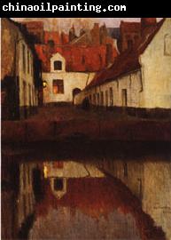 Albert Baertsoen Little Town on the Edge of Water(Flanders)