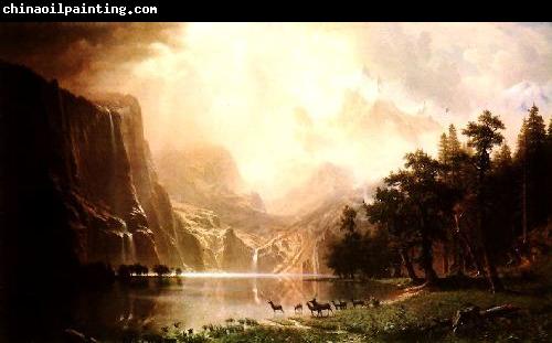 Albert Bierstadt The Sierra Nevada in California