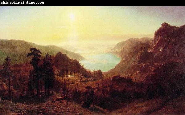 Albert Bierstadt Donner Lake from the Summit