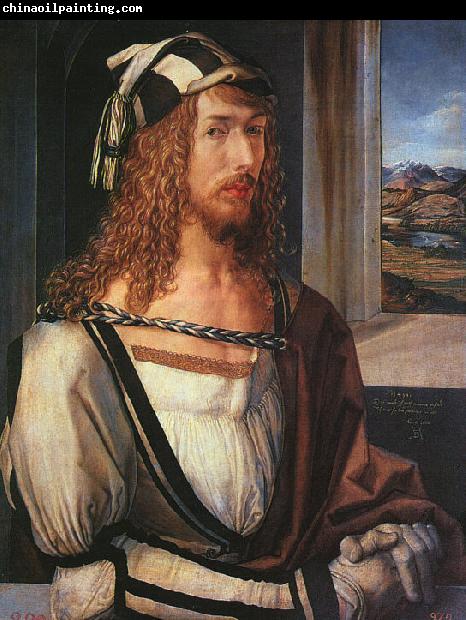 Albrecht Durer Self Portrait with Gloves