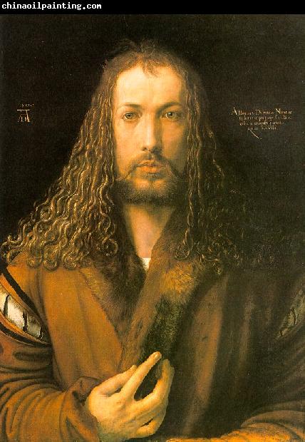 Albrecht Durer Self Portrait in a Fur Coat