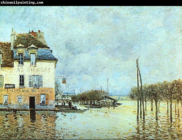 Alfred Sisley Flood at Pont-Marley