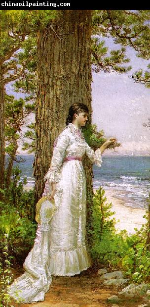 Alfred Thompson Bricher Under The Seaside Tree