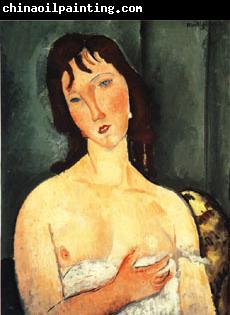 Amedeo Modigliani Portrait of a yound woman (Ragazza)