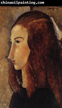 Amedeo Modigliani portrait of Jeanne Hebuterne