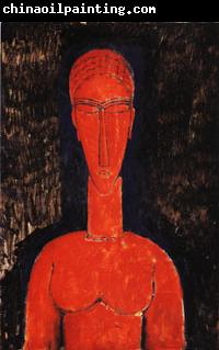 Amedeo Modigliani Red Bust