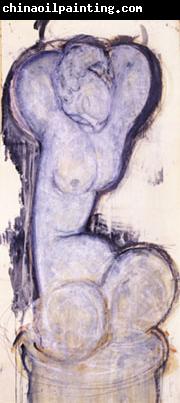 Amedeo Modigliani Caryatid