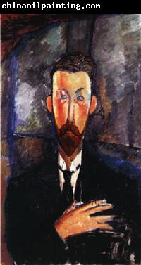 Amedeo Modigliani Portrait of Paul Alexandre in Front of a Window