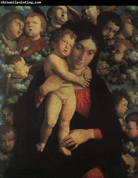 Andrea Mantegna Madonna and Child with Cherubs