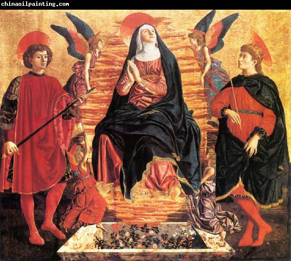 Andrea del Castagno Our Lady of the Assumption with Sts Miniato and Julian