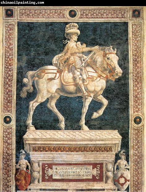 Andrea del Castagno Monument to Niccolo  da Tolentino