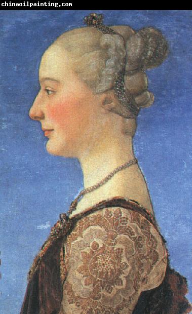 Antonio Pollaiuolo Portrait of a Young Woman 02