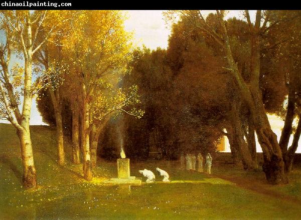 Arnold Bocklin The Sacred Wood