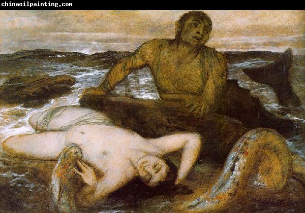 Arnold Bocklin Triton and Nereid