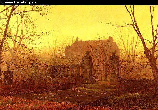 Atkinson Grimshaw Autumn Morning