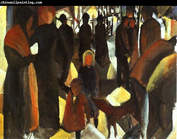 August Macke Leave Taking