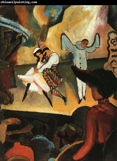 August Macke Russian Ballet I