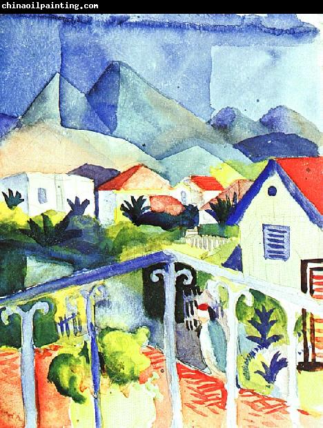 August Macke St.Germain near Tunis