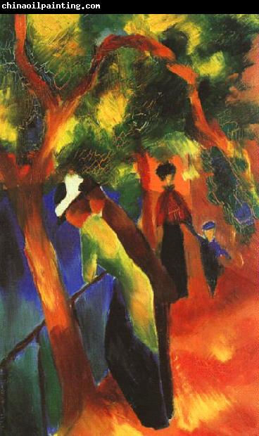 August Macke Sunlight Walk