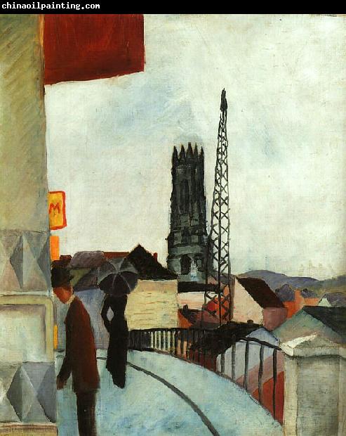 August Macke Cathedral at Freiburg, Switzerland