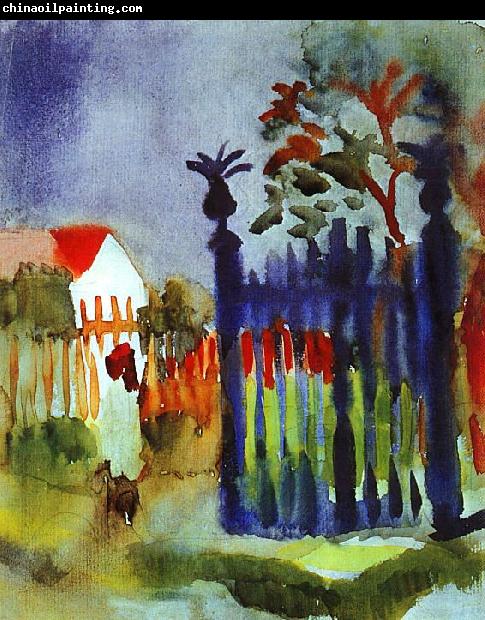 August Macke Garden Gate