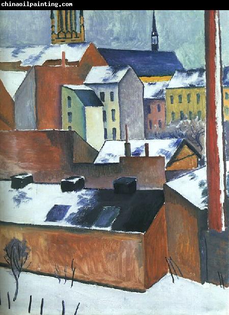 August Macke St.Mary's in the Snow