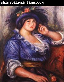 Auguste renoir Young Girl with a Rose