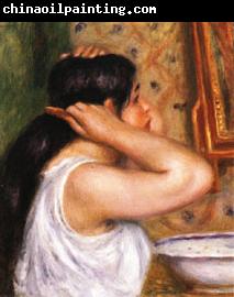 Auguste renoir The Toilette Woman Combing Her Hair