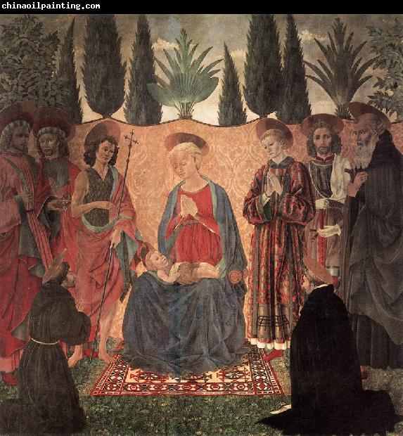 BALDOVINETTI, Alessio Madonna and Child with Saints ghg