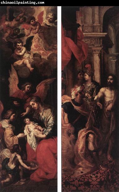 BALEN, Hendrick van Wings of an Altarpiece dd