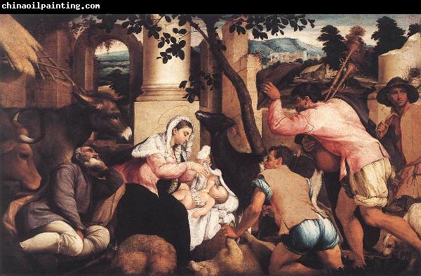 BASSANO, Jacopo Adoration of the Shepherds ss