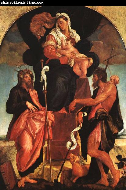 BASSANO, Jacopo Madonna and Child with Saints ff