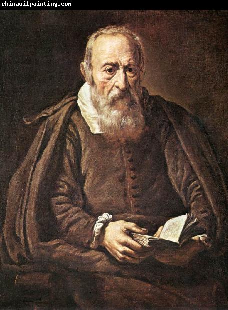 BASSETTI, Marcantonio Portrait of an Old Man with Book g