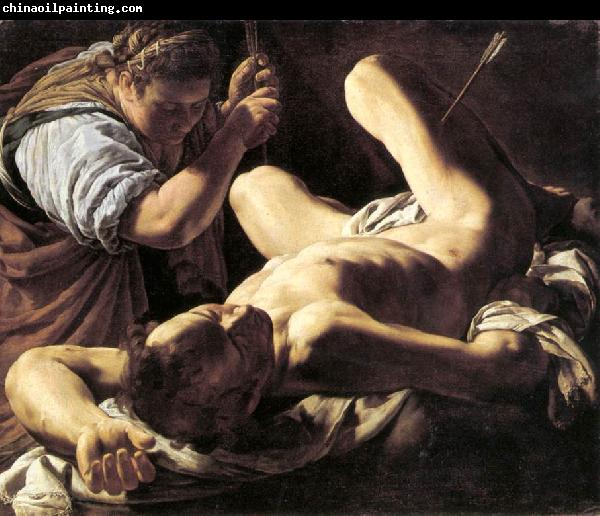 BASSETTI, Marcantonio St Sebastian Tended by St Irene hjhk