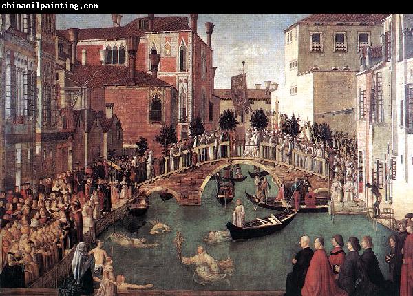 BELLINI, Gentile Miracle of the Cross at the Bridge of S. Lorenzo