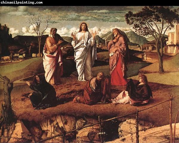 BELLINI, Giovanni Transfiguration of Christ fdr