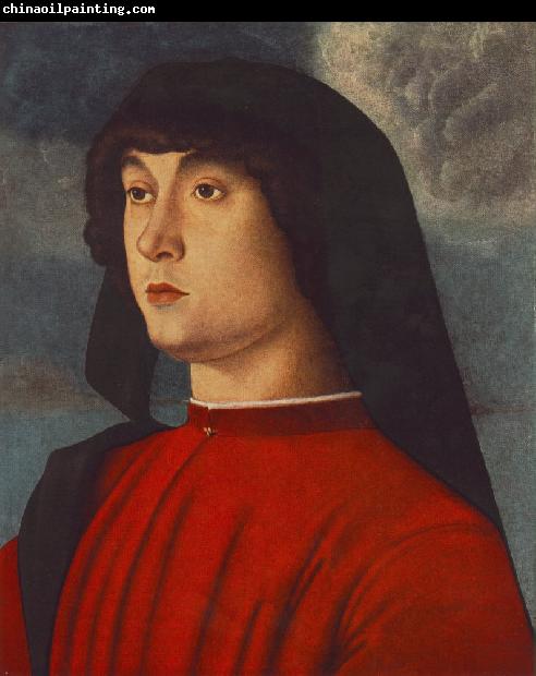 BELLINI, Giovanni Portrait of a Young Man in Red3655