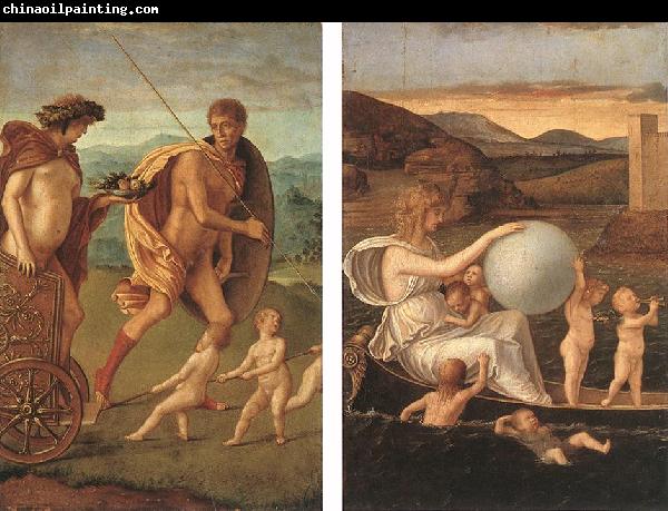 BELLINI, Giovanni Four Allegories: Perseverance and Fortune  ff