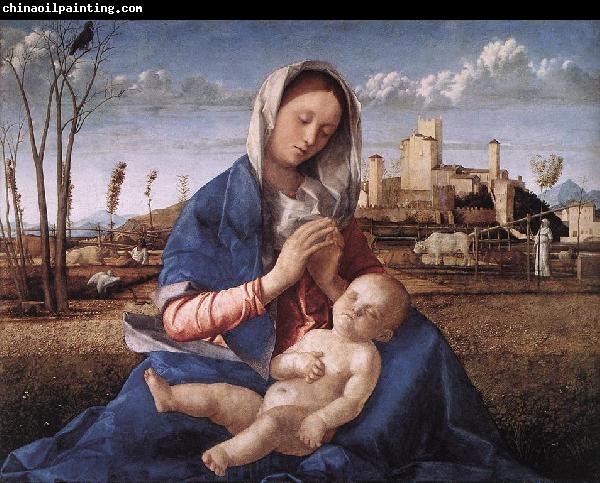 BELLINI, Giovanni Madonna of the Meadow (Madonna del prato) gh