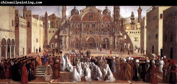 BELLINI, Giovanni Sermon of St Mark in Alexandria abc