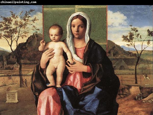 BELLINI, Giovanni Madonna and Child Blessing lpoojk