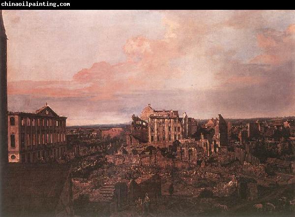 BELLOTTO, Bernardo Dresden, the Ruins of the Pirnaische Vorstadt