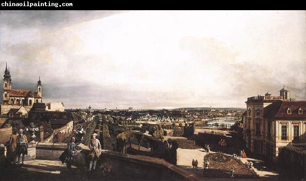 BELLOTTO, Bernardo Vienna, Panorama from Palais Kaunitz ffg